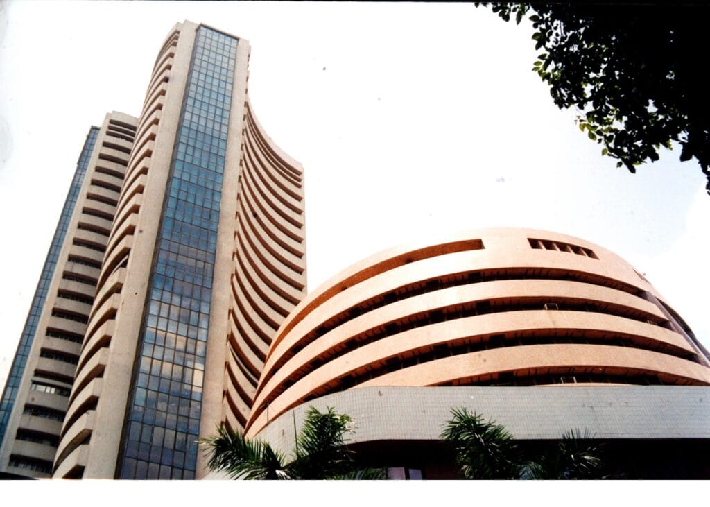 Exterior shot of Bombay Stock Exchange